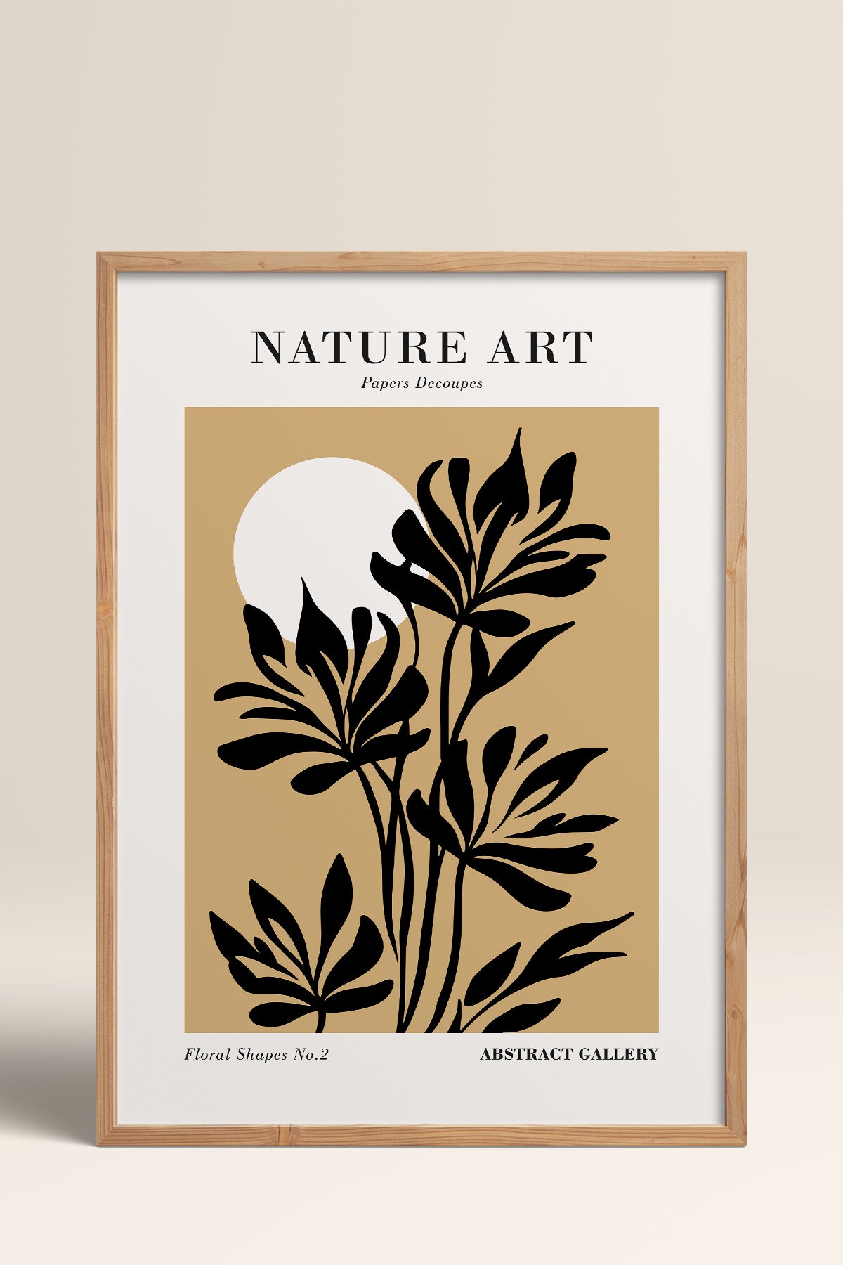 HOMEPACK Ahşap Çerçeveli Tablo Çerçeveli Poster Sanatsal Modern Duvar Dekoru FLOWER-280