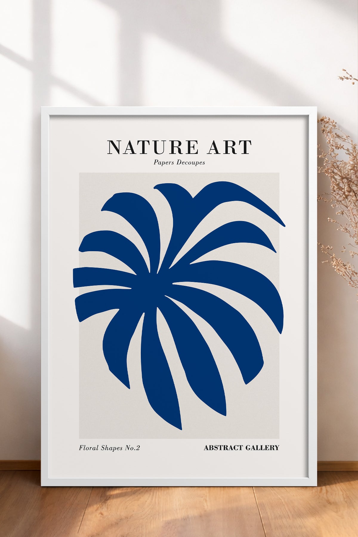 HOMEPACK Ahşap Çerçeveli Tablo Çerçeveli Poster Sanatsal Modern Duvar Dekoru FLOWER-281