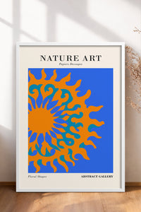 HOMEPACK Ahşap Çerçeveli Tablo Çerçeveli Poster Sanatsal Modern Duvar Dekoru FLOWER-283