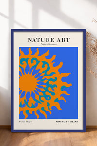 HOMEPACK Ahşap Çerçeveli Tablo Çerçeveli Poster Sanatsal Modern Duvar Dekoru FLOWER-283