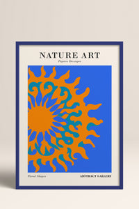 HOMEPACK Ahşap Çerçeveli Tablo Çerçeveli Poster Sanatsal Modern Duvar Dekoru FLOWER-283