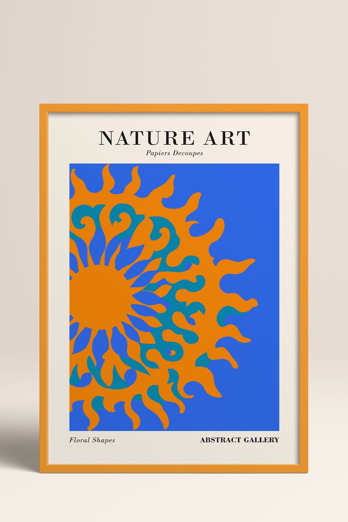 HOMEPACK Ahşap Çerçeveli Tablo Çerçeveli Poster Sanatsal Modern Duvar Dekoru FLOWER-283