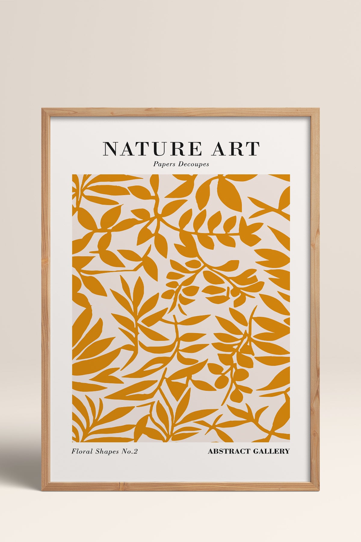 HOMEPACK Ahşap Çerçeveli Tablo Çerçeveli Poster Sanatsal Modern Duvar Dekoru FLOWER-285