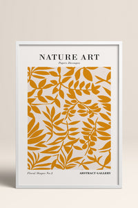HOMEPACK Ahşap Çerçeveli Tablo Çerçeveli Poster Sanatsal Modern Duvar Dekoru FLOWER-285