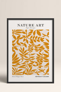 HOMEPACK Ahşap Çerçeveli Tablo Çerçeveli Poster Sanatsal Modern Duvar Dekoru FLOWER-285