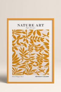 HOMEPACK Ahşap Çerçeveli Tablo Çerçeveli Poster Sanatsal Modern Duvar Dekoru FLOWER-285