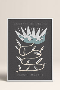 HOMEPACK Ahşap Çerçeveli Tablo Çerçeveli Poster Sanatsal Modern Duvar Dekoru FLOWER-29
