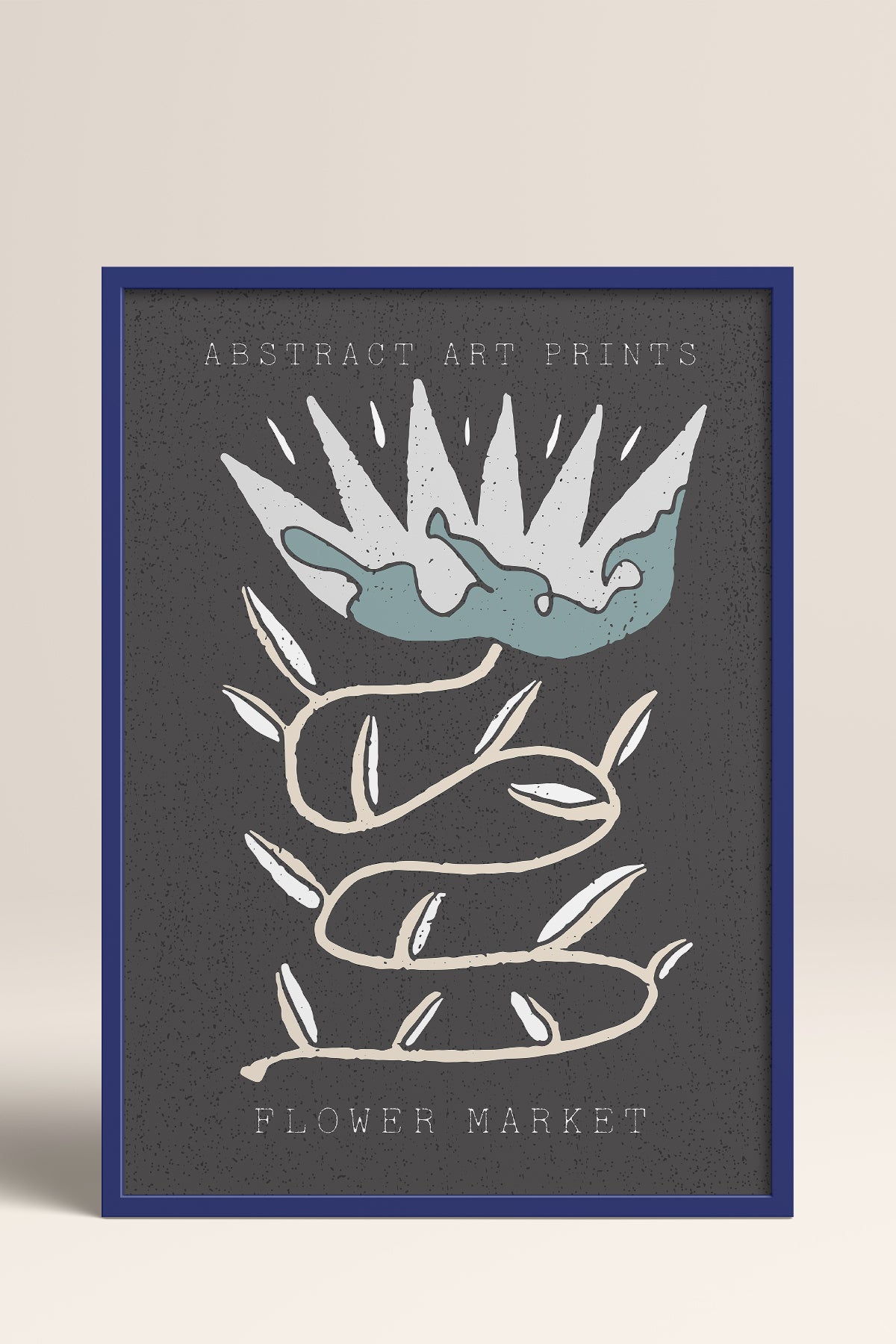HOMEPACK Ahşap Çerçeveli Tablo Çerçeveli Poster Sanatsal Modern Duvar Dekoru FLOWER-29