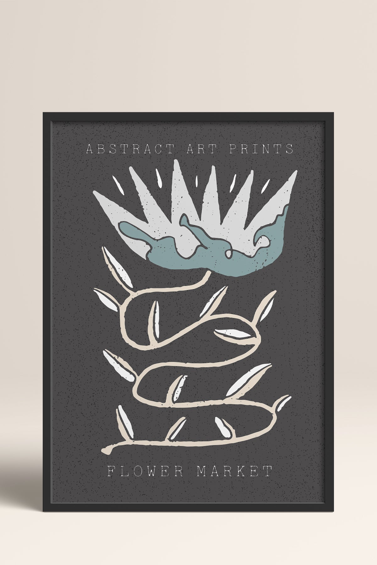 HOMEPACK Ahşap Çerçeveli Tablo Çerçeveli Poster Sanatsal Modern Duvar Dekoru FLOWER-29