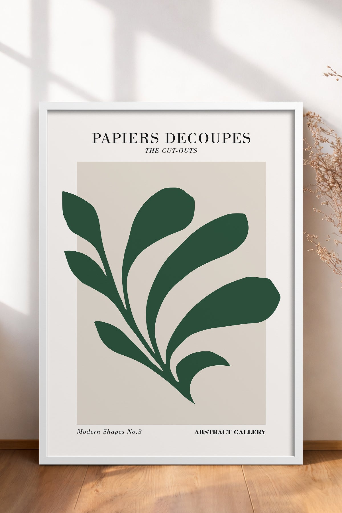 HOMEPACK Ahşap Çerçeveli Tablo Çerçeveli Poster Sanatsal Modern Duvar Dekoru FLOWER-290