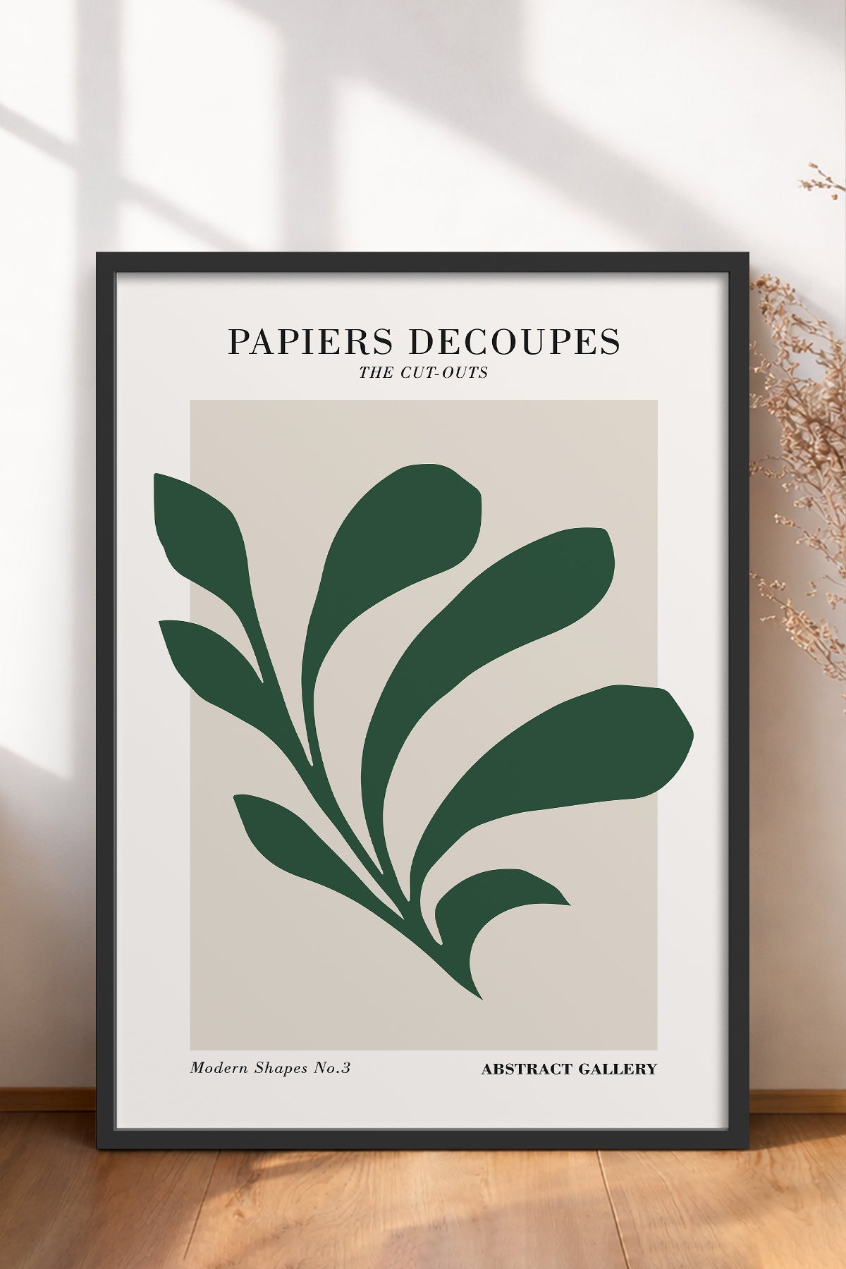 HOMEPACK Ahşap Çerçeveli Tablo Çerçeveli Poster Sanatsal Modern Duvar Dekoru FLOWER-290