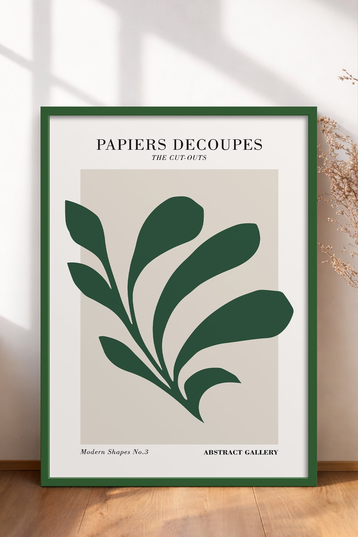 HOMEPACK Ahşap Çerçeveli Tablo Çerçeveli Poster Sanatsal Modern Duvar Dekoru FLOWER-290