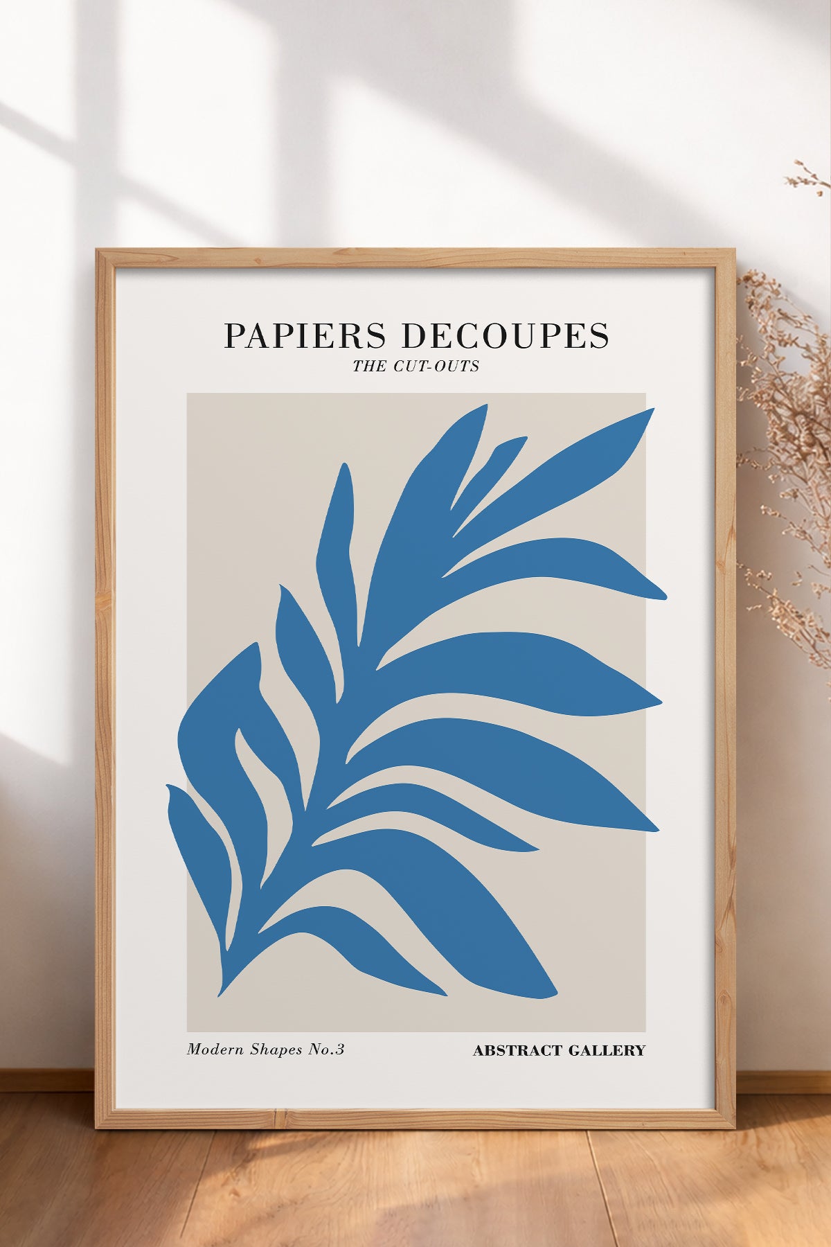 HOMEPACK Ahşap Çerçeveli Tablo Çerçeveli Poster Sanatsal Modern Duvar Dekoru FLOWER-291