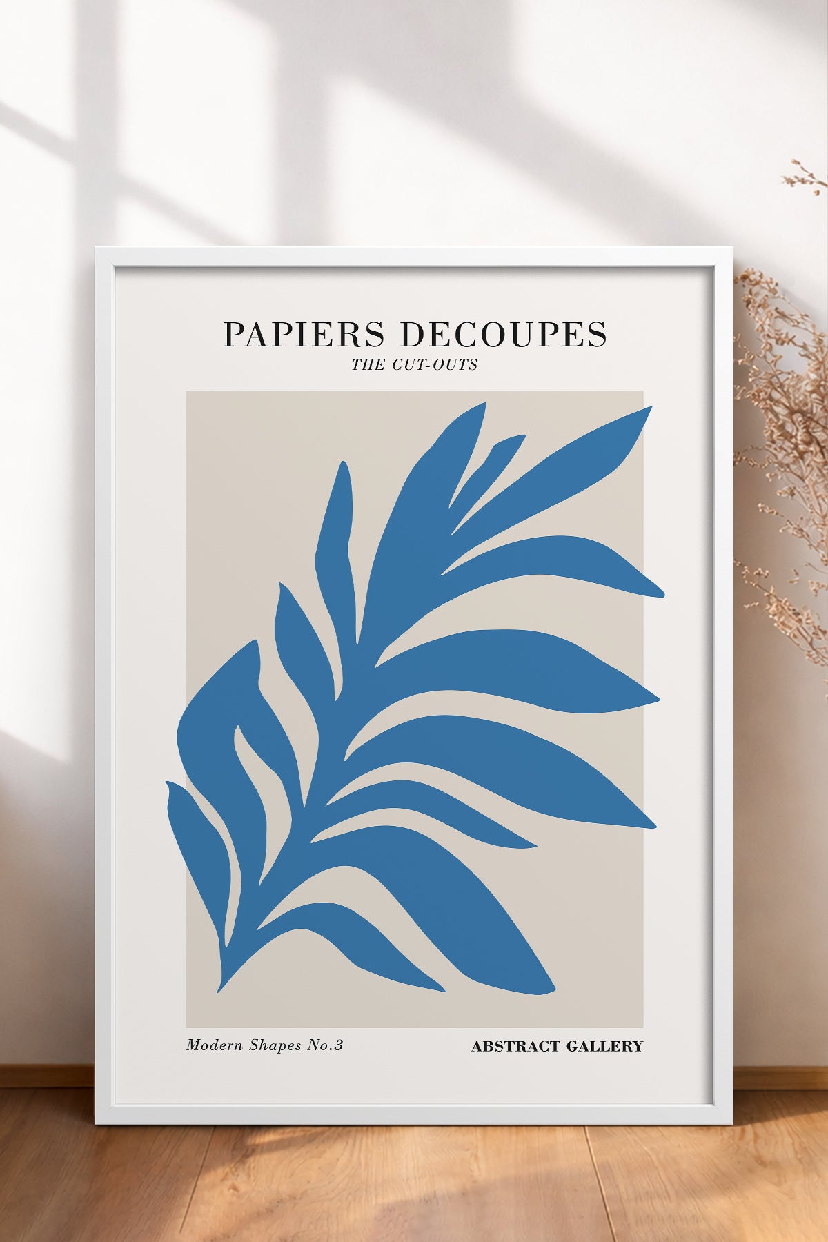HOMEPACK Ahşap Çerçeveli Tablo Çerçeveli Poster Sanatsal Modern Duvar Dekoru FLOWER-291