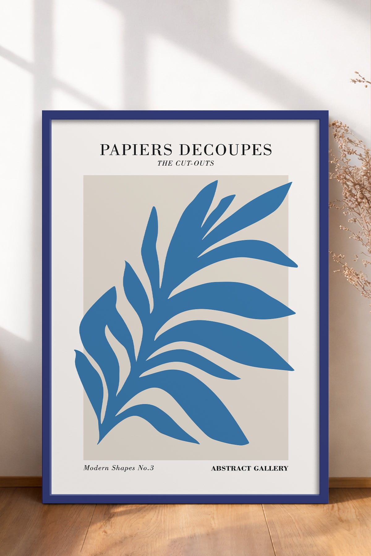 HOMEPACK Ahşap Çerçeveli Tablo Çerçeveli Poster Sanatsal Modern Duvar Dekoru FLOWER-291