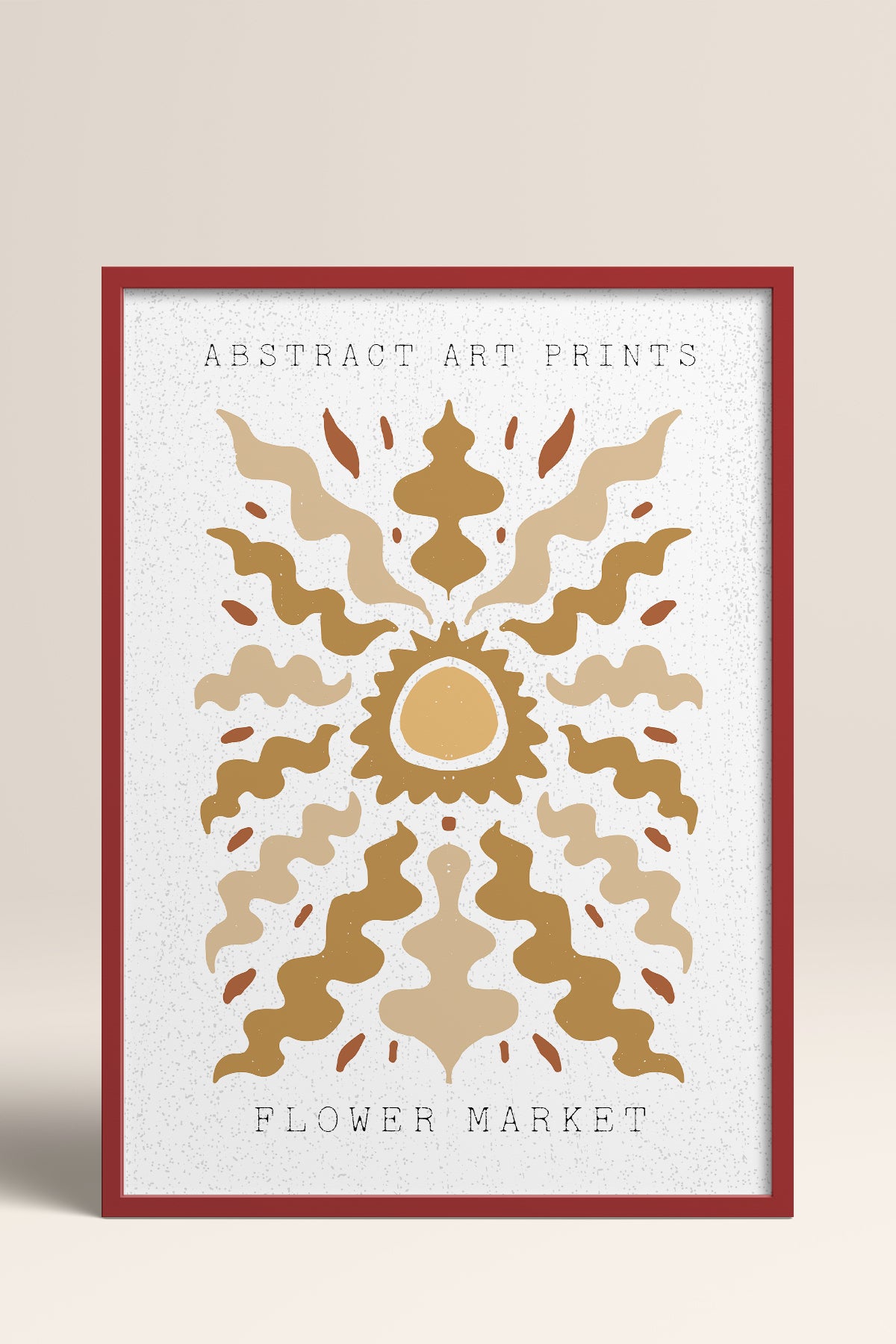 HOMEPACK Ahşap Çerçeveli Tablo Çerçeveli Poster Sanatsal Modern Duvar Dekoru FLOWER-33