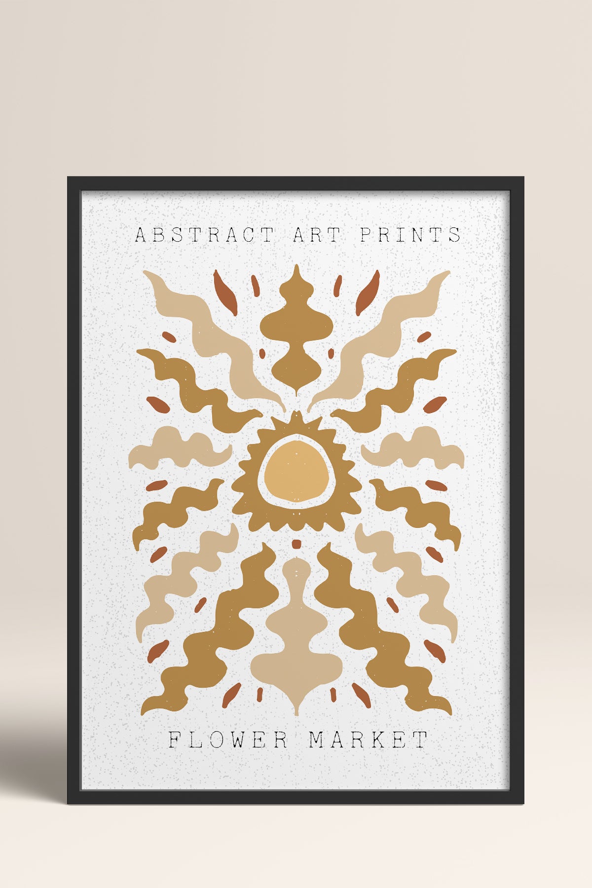 HOMEPACK Ahşap Çerçeveli Tablo Çerçeveli Poster Sanatsal Modern Duvar Dekoru FLOWER-33