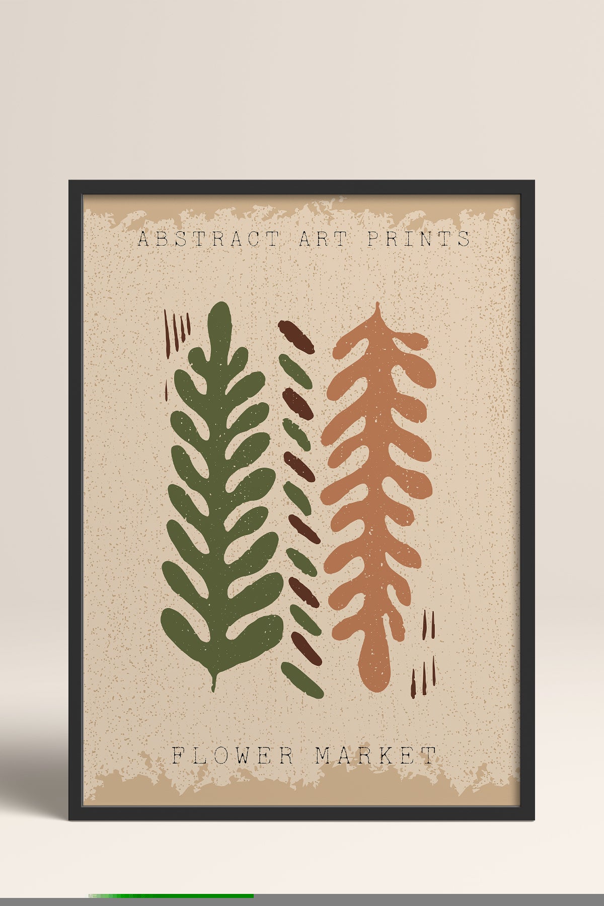 HOMEPACK Ahşap Çerçeveli Tablo Çerçeveli Poster Sanatsal Modern Duvar Dekoru FLOWER-38