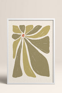 HOMEPACK Ahşap Çerçeveli Tablo Çerçeveli Poster Sanatsal Modern Duvar Dekoru FLOWER-51