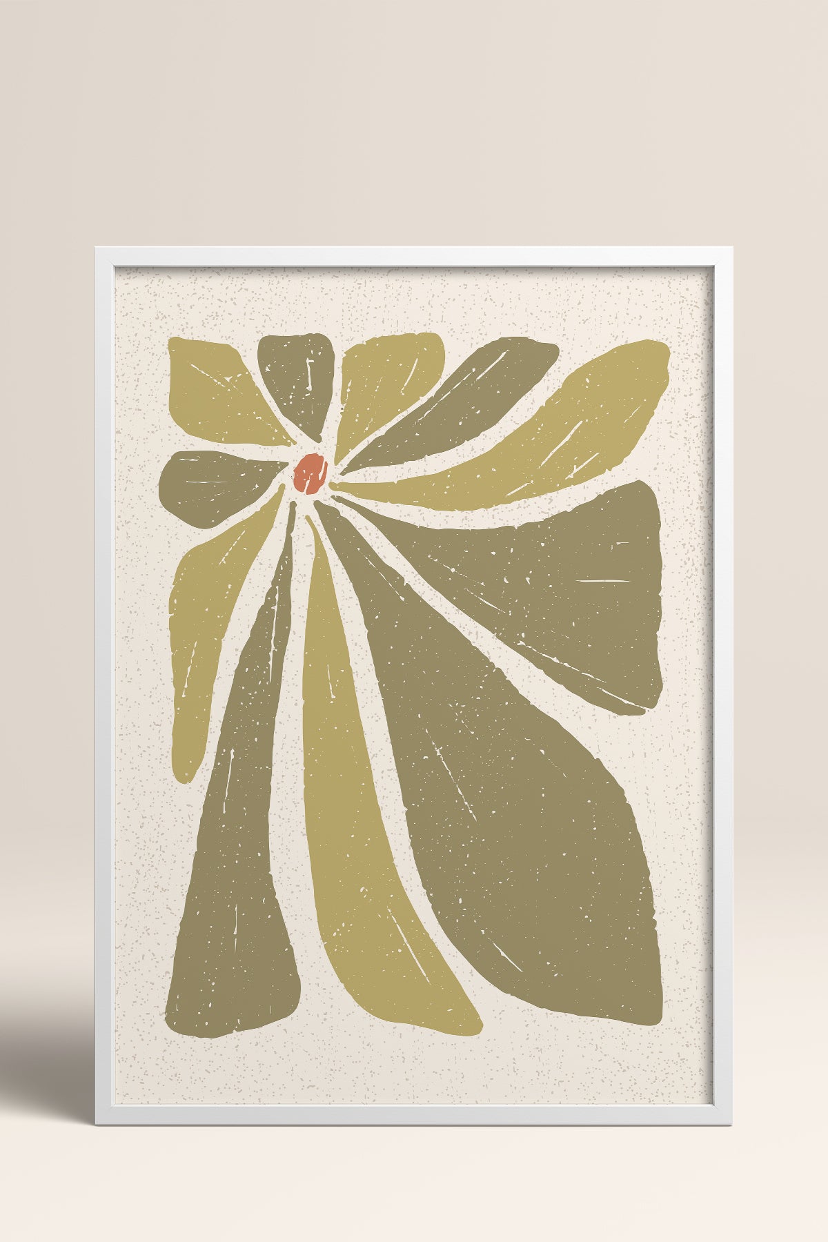 HOMEPACK Ahşap Çerçeveli Tablo Çerçeveli Poster Sanatsal Modern Duvar Dekoru FLOWER-51