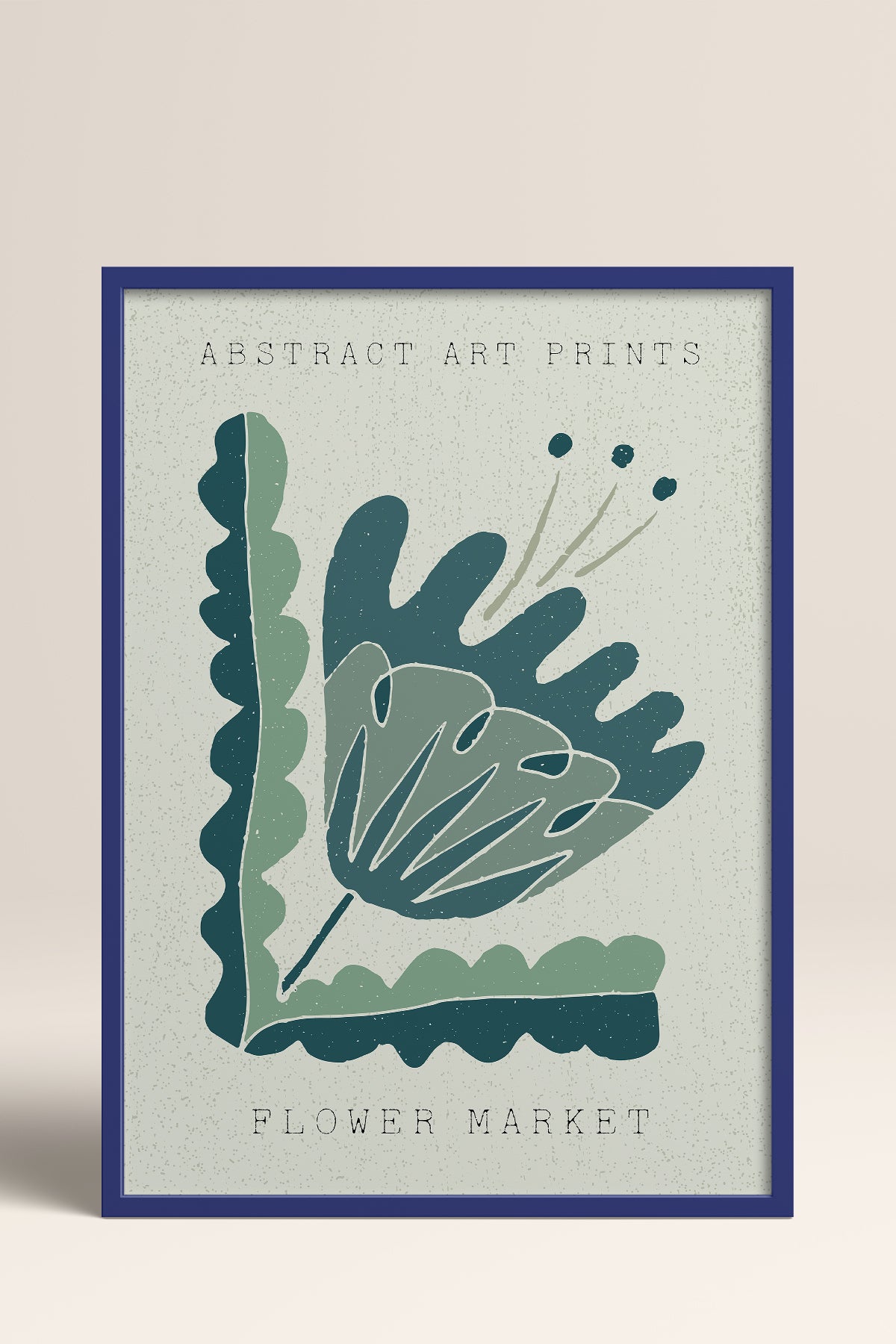 HOMEPACK Ahşap Çerçeveli Tablo Çerçeveli Poster Sanatsal Modern Duvar Dekoru FLOWER-58