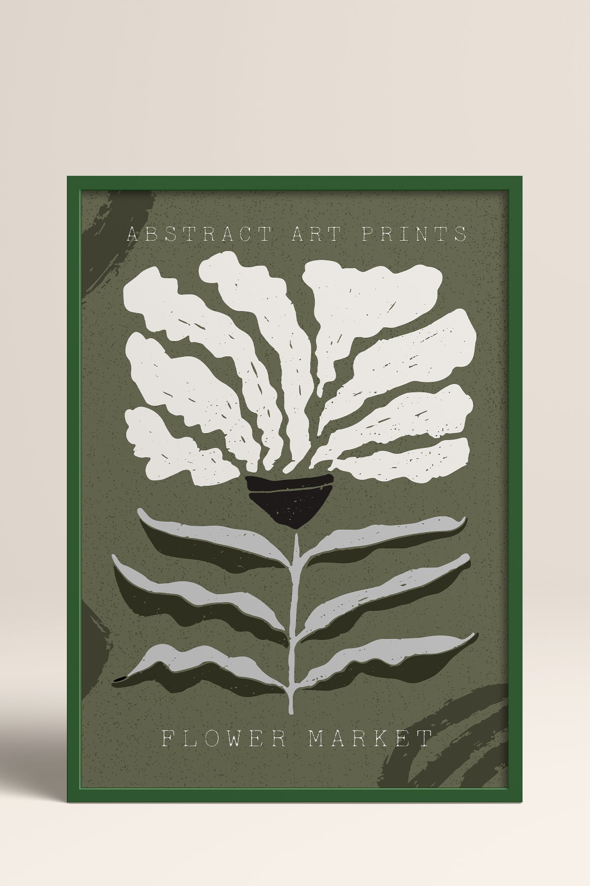 HOMEPACK Ahşap Çerçeveli Tablo Çerçeveli Poster Sanatsal Modern Duvar Dekoru FLOWER-65