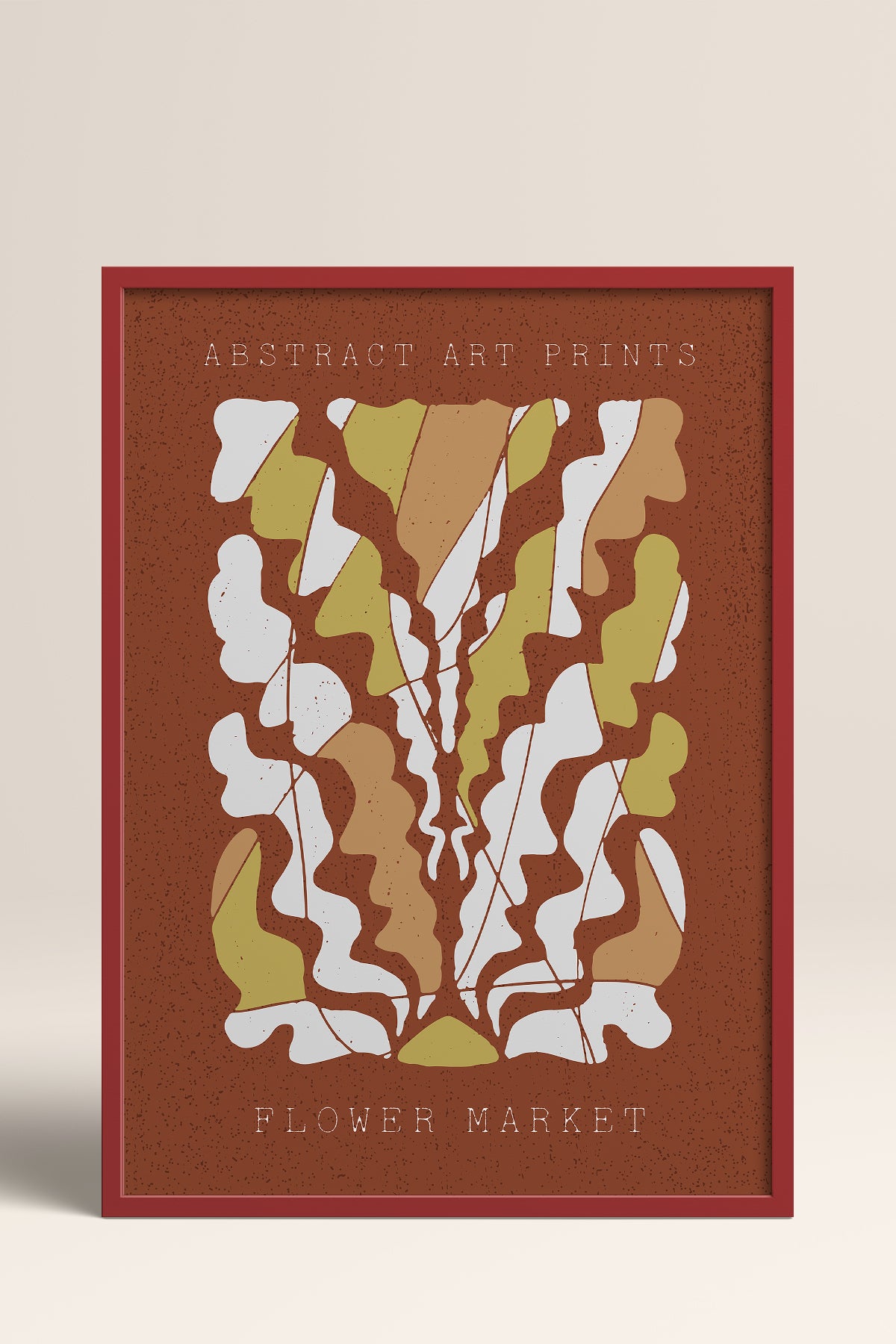 HOMEPACK Ahşap Çerçeveli Tablo Çerçeveli Poster Sanatsal Modern Duvar Dekoru FLOWER-66