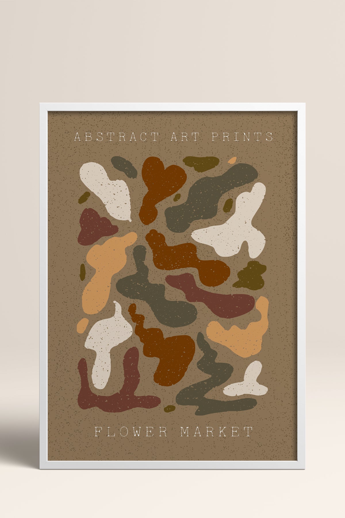HOMEPACK Ahşap Çerçeveli Tablo Çerçeveli Poster Sanatsal Modern Duvar Dekoru FLOWER-67