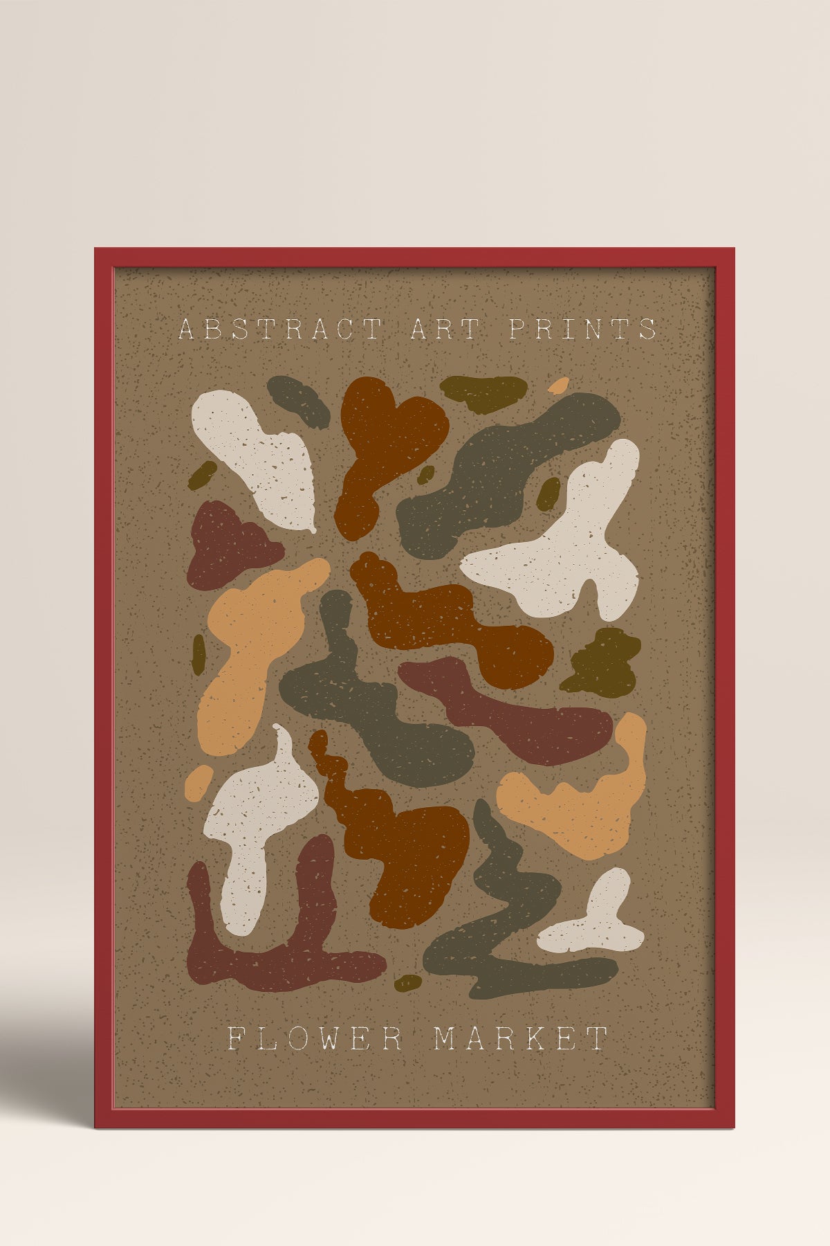 HOMEPACK Ahşap Çerçeveli Tablo Çerçeveli Poster Sanatsal Modern Duvar Dekoru FLOWER-67