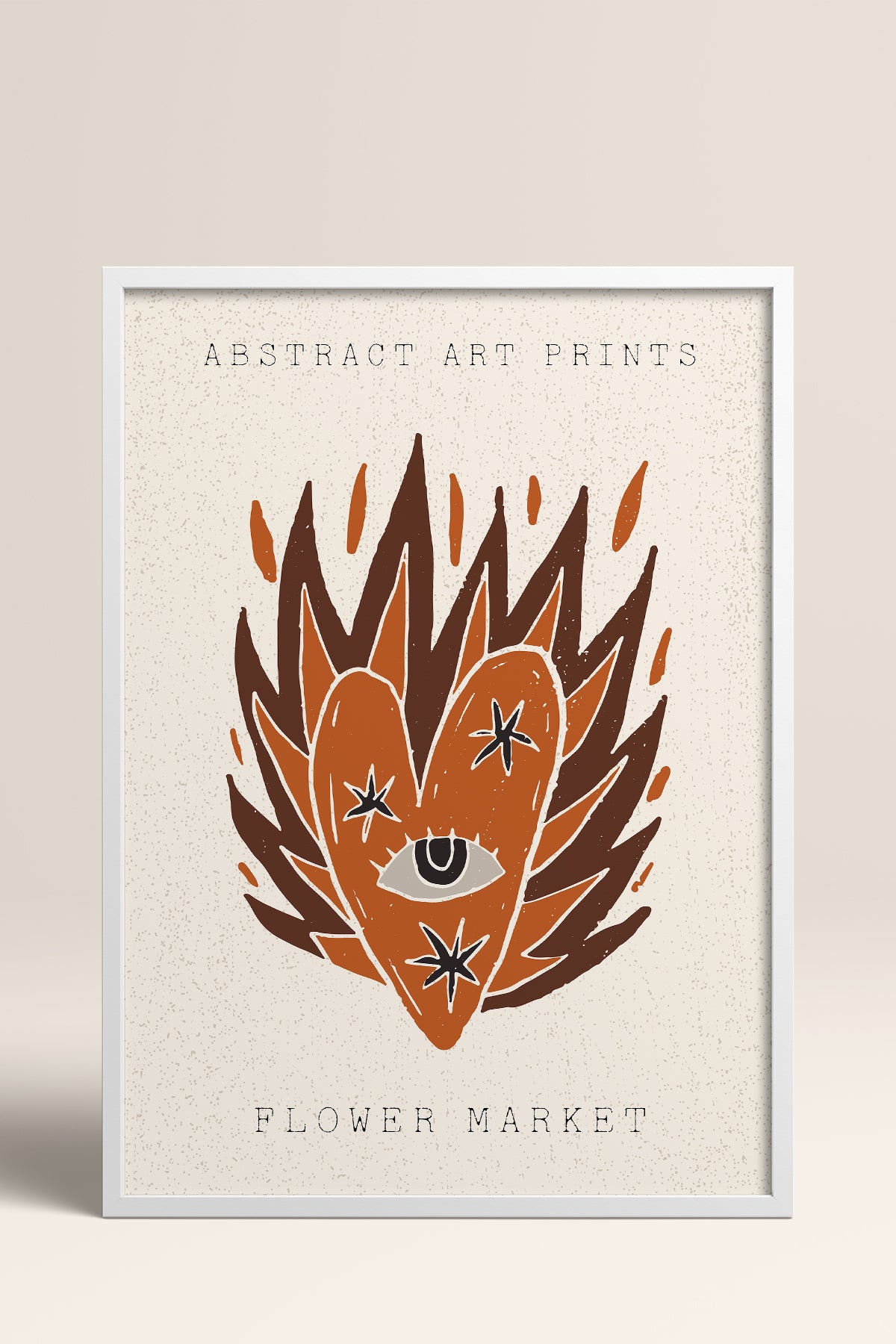 HOMEPACK Ahşap Çerçeveli Tablo Çerçeveli Poster Sanatsal Modern Duvar Dekoru FLOWER-70