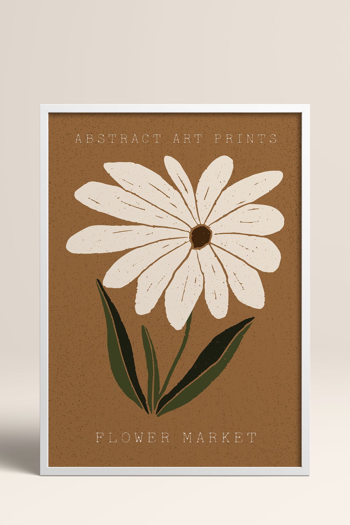 HOMEPACK Ahşap Çerçeveli Tablo Çerçeveli Poster Sanatsal Modern Duvar Dekoru FLOWER-71