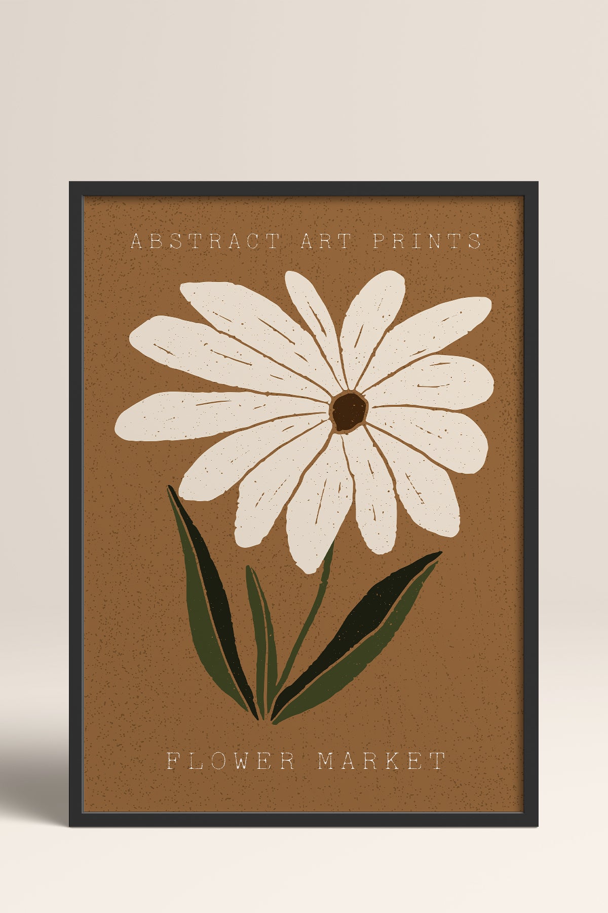 HOMEPACK Ahşap Çerçeveli Tablo Çerçeveli Poster Sanatsal Modern Duvar Dekoru FLOWER-71