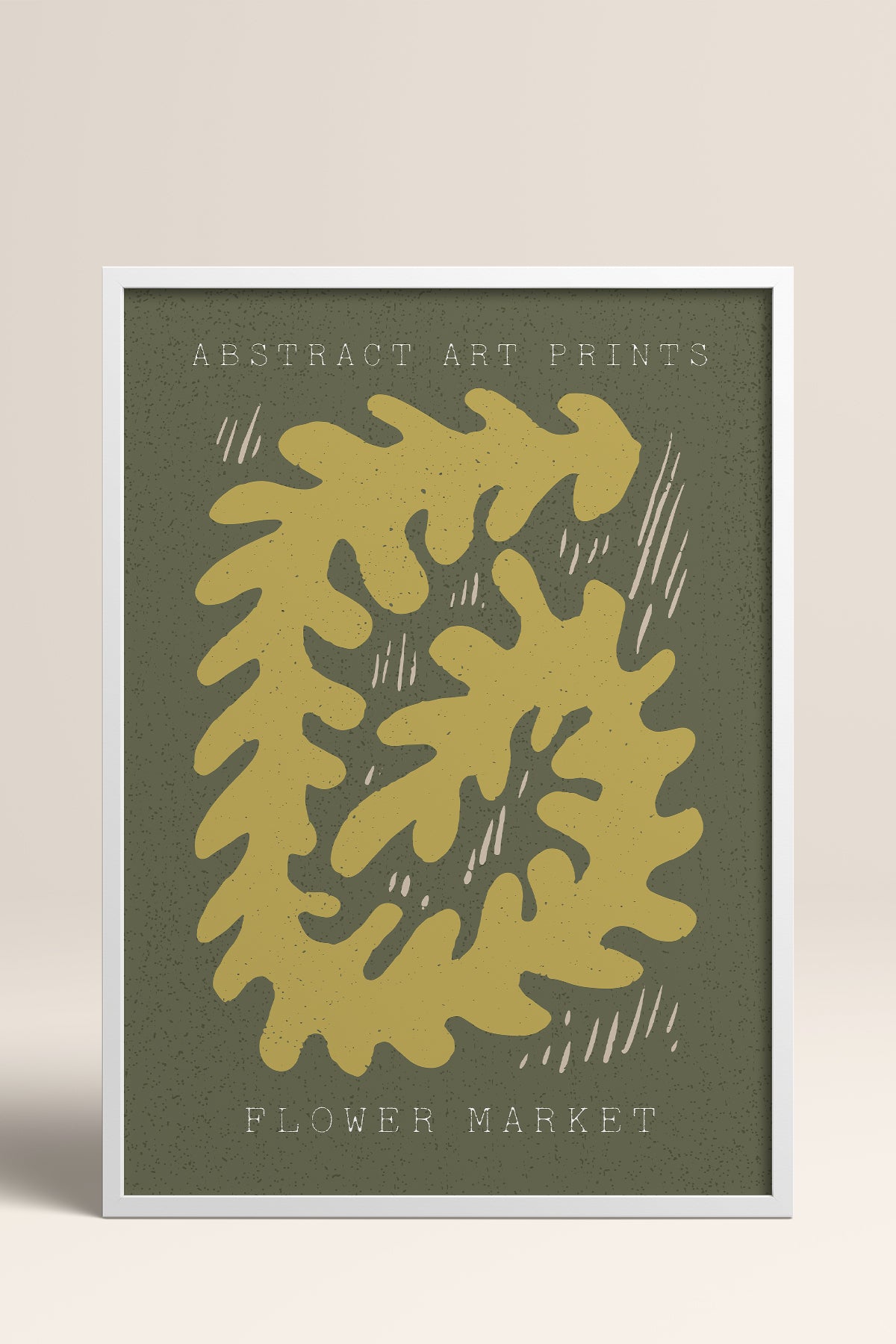 HOMEPACK Ahşap Çerçeveli Tablo Çerçeveli Poster Sanatsal Modern Duvar Dekoru FLOWER-72