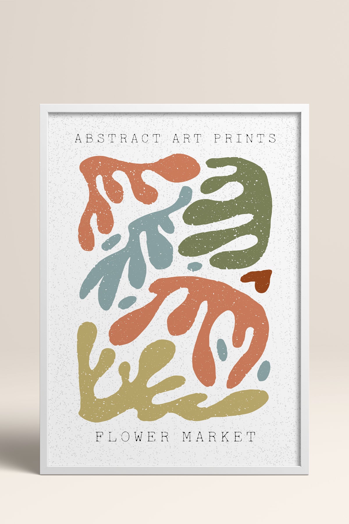 HOMEPACK Ahşap Çerçeveli Tablo Çerçeveli Poster Sanatsal Modern Duvar Dekoru FLOWER-74