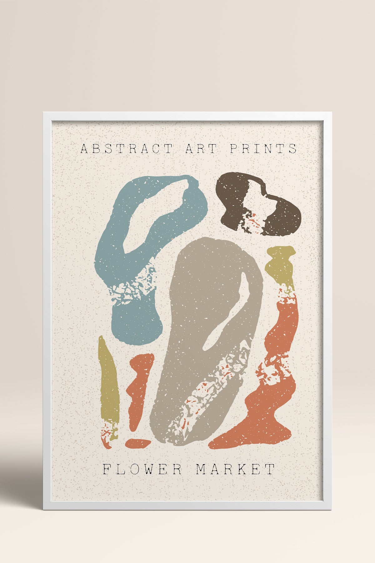 HOMEPACK Ahşap Çerçeveli Tablo Çerçeveli Poster Sanatsal Modern Duvar Dekoru FLOWER-75