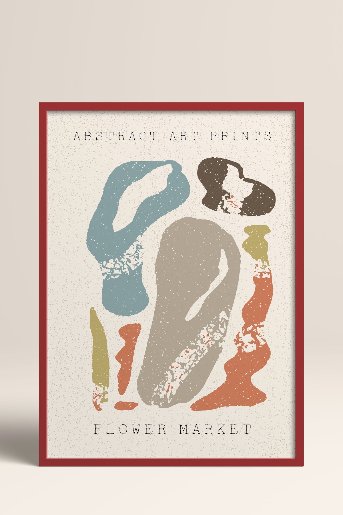 HOMEPACK Ahşap Çerçeveli Tablo Çerçeveli Poster Sanatsal Modern Duvar Dekoru FLOWER-75