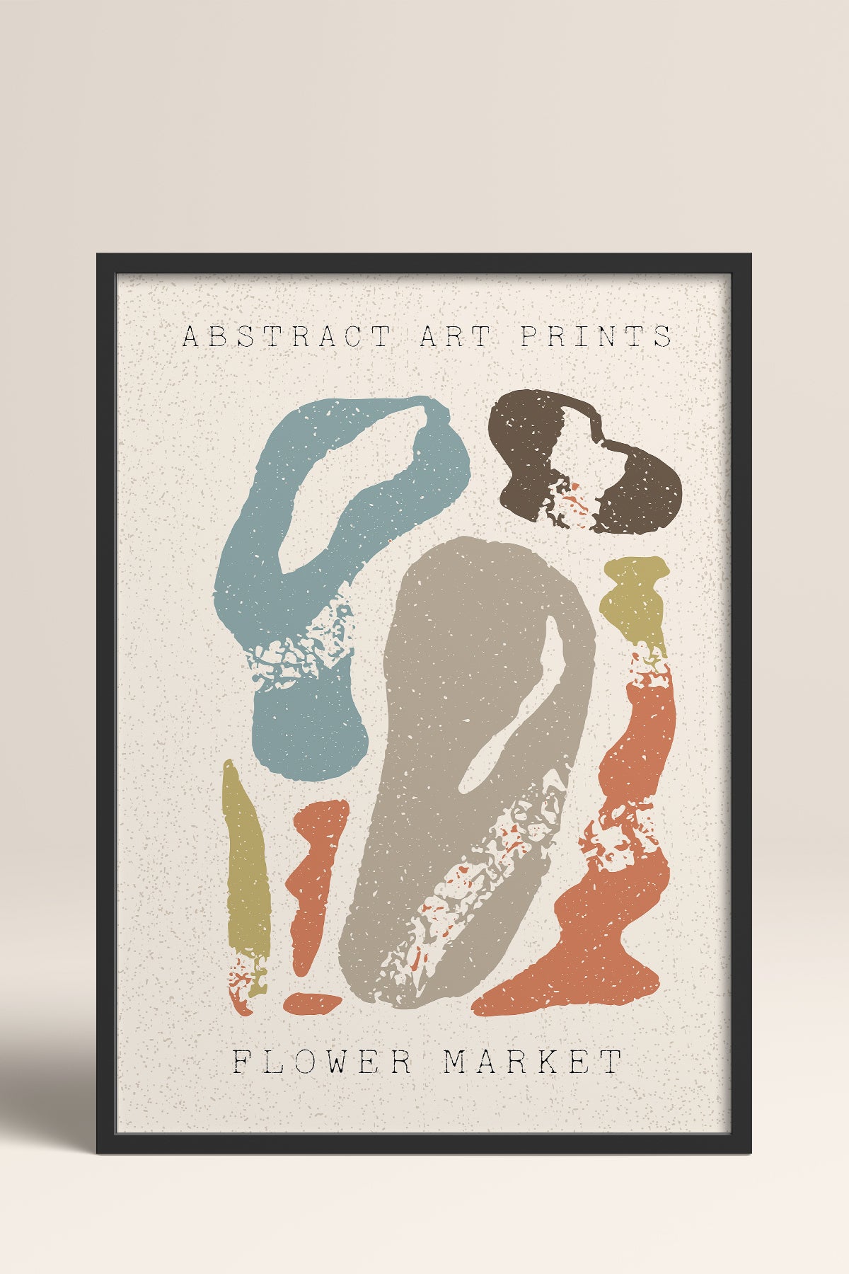 HOMEPACK Ahşap Çerçeveli Tablo Çerçeveli Poster Sanatsal Modern Duvar Dekoru FLOWER-75