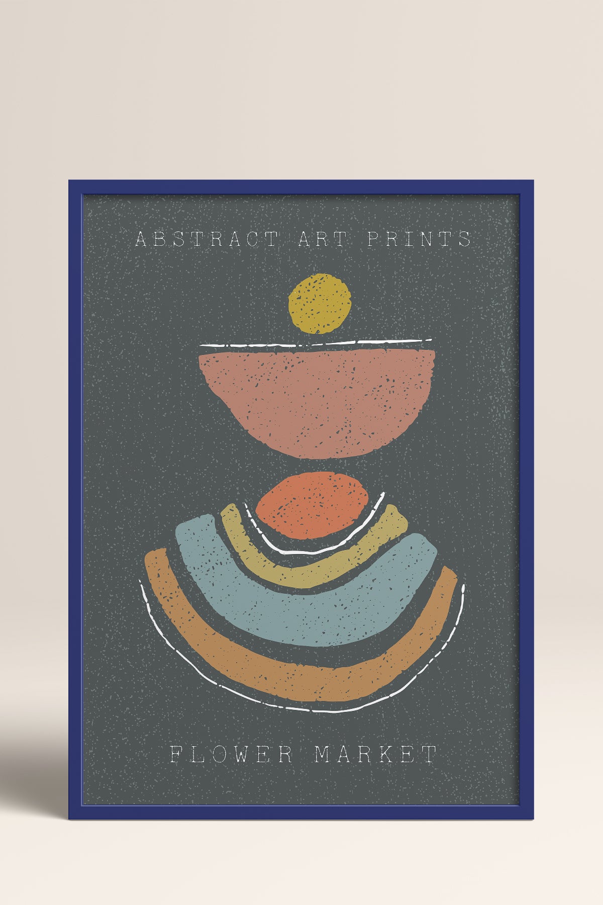 HOMEPACK Ahşap Çerçeveli Tablo Çerçeveli Poster Sanatsal Modern Duvar Dekoru FLOWER-76