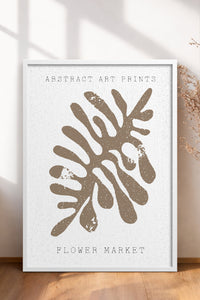HOMEPACK Ahşap Çerçeveli Tablo Çerçeveli Poster Sanatsal Modern Duvar Dekoru FLOWER-77