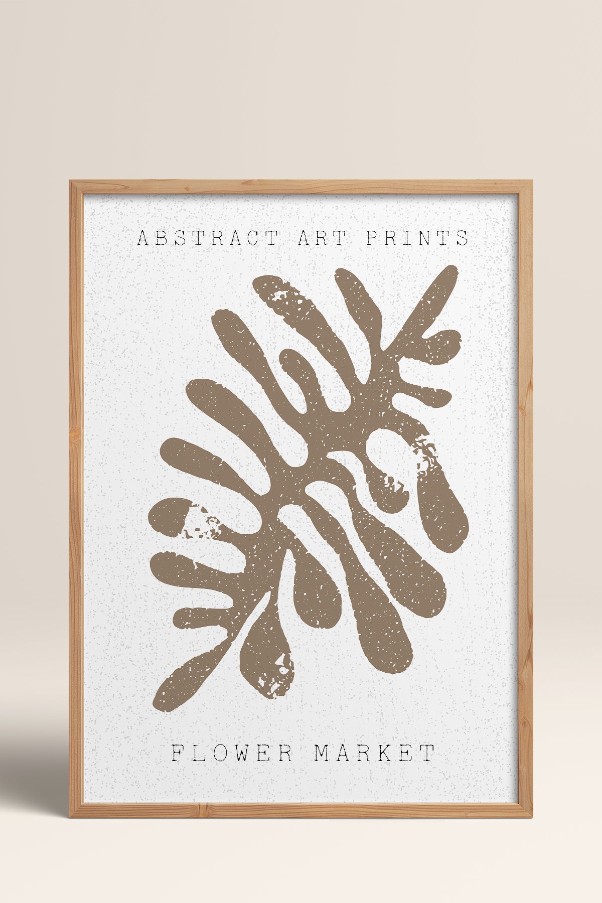 HOMEPACK Ahşap Çerçeveli Tablo Çerçeveli Poster Sanatsal Modern Duvar Dekoru FLOWER-77