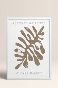 HOMEPACK Ahşap Çerçeveli Tablo Çerçeveli Poster Sanatsal Modern Duvar Dekoru FLOWER-77