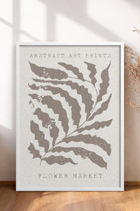 HOMEPACK Ahşap Çerçeveli Tablo Çerçeveli Poster Sanatsal Modern Duvar Dekoru FLOWER-81