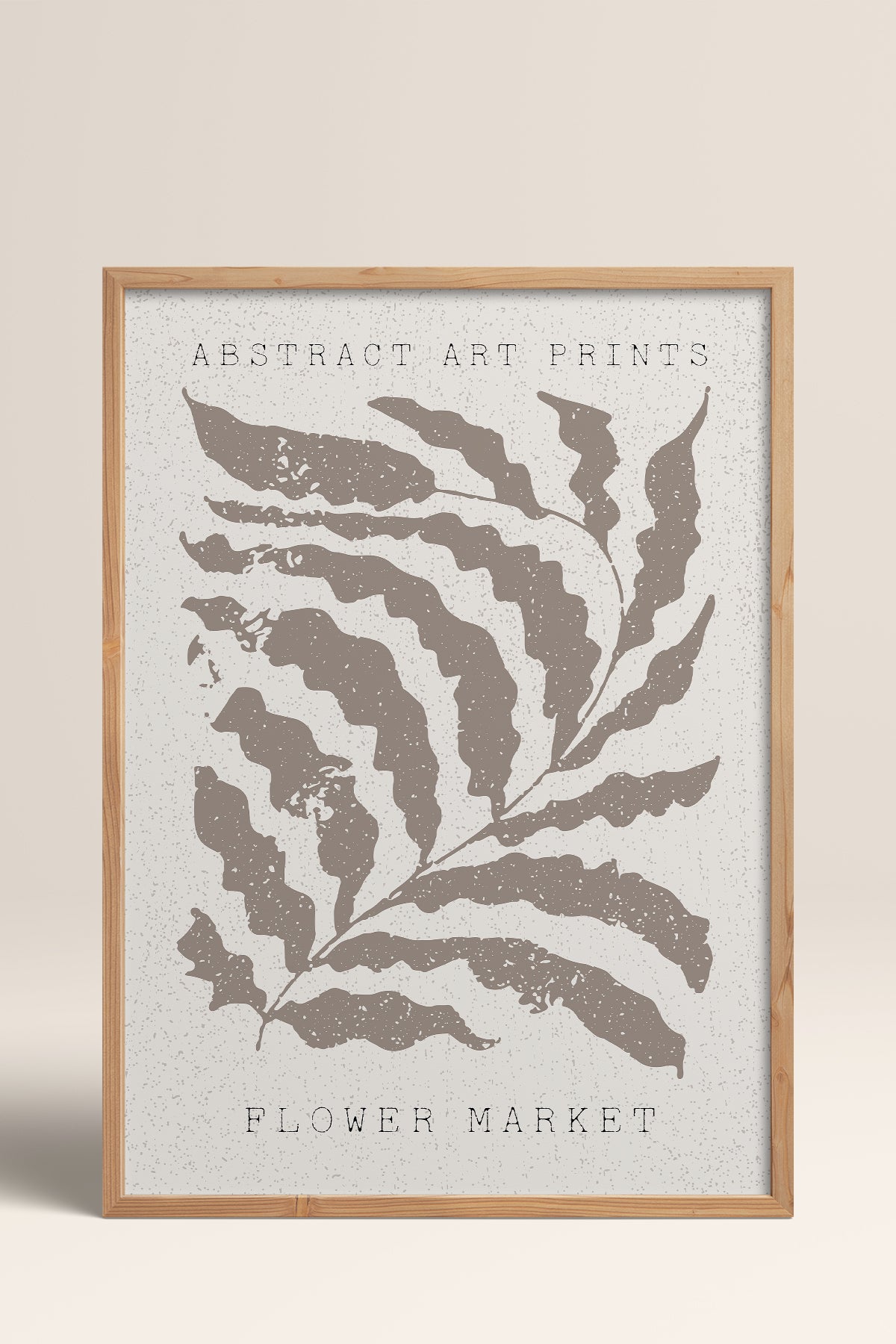 HOMEPACK Ahşap Çerçeveli Tablo Çerçeveli Poster Sanatsal Modern Duvar Dekoru FLOWER-81