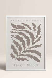 HOMEPACK Ahşap Çerçeveli Tablo Çerçeveli Poster Sanatsal Modern Duvar Dekoru FLOWER-81