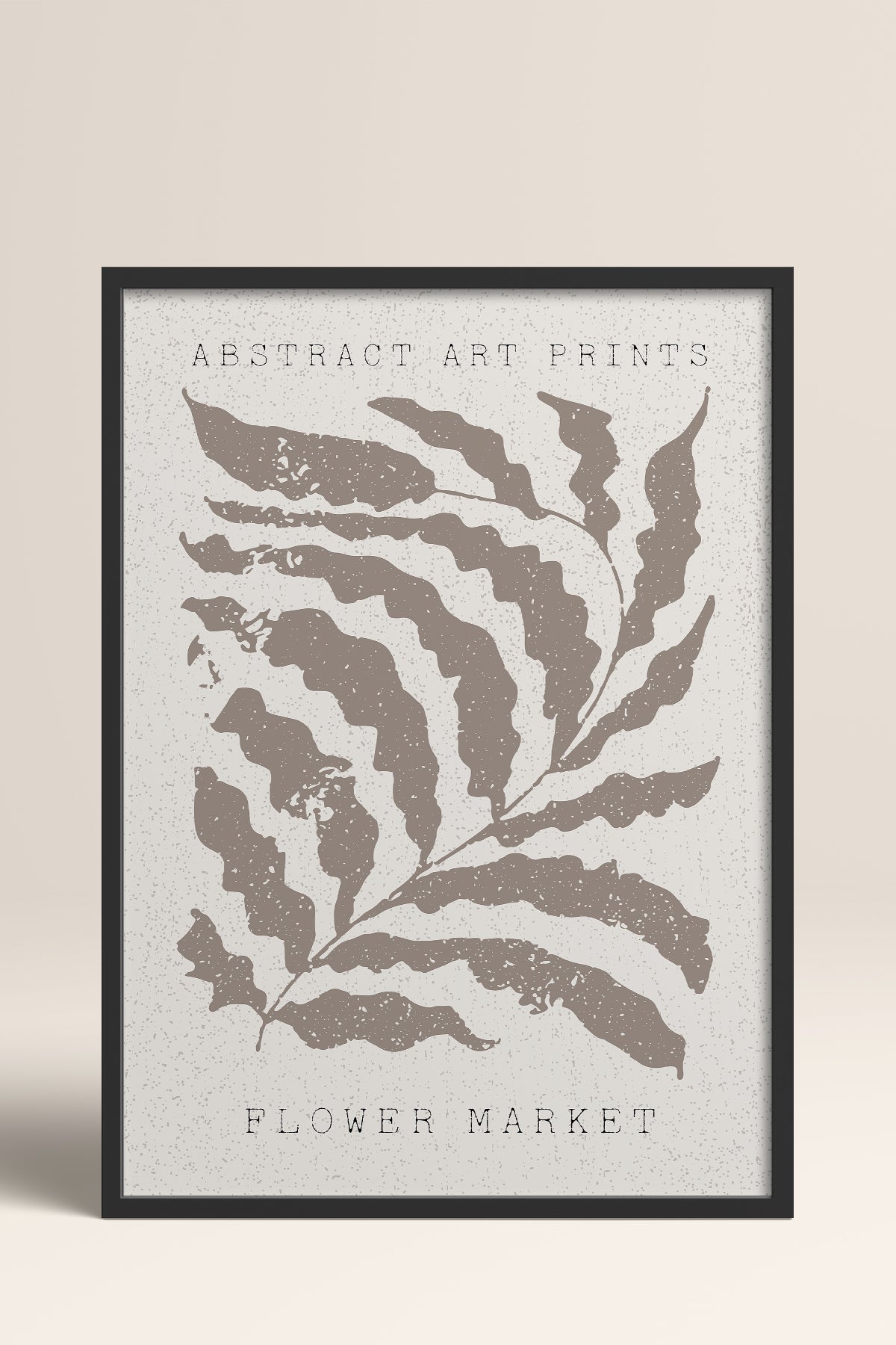 HOMEPACK Ahşap Çerçeveli Tablo Çerçeveli Poster Sanatsal Modern Duvar Dekoru FLOWER-81