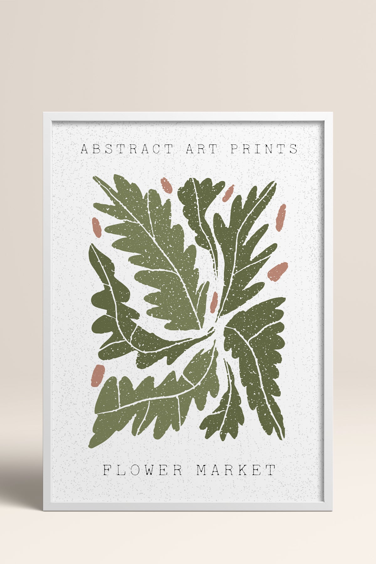 HOMEPACK Ahşap Çerçeveli Tablo Çerçeveli Poster Sanatsal Modern Duvar Dekoru FLOWER-85
