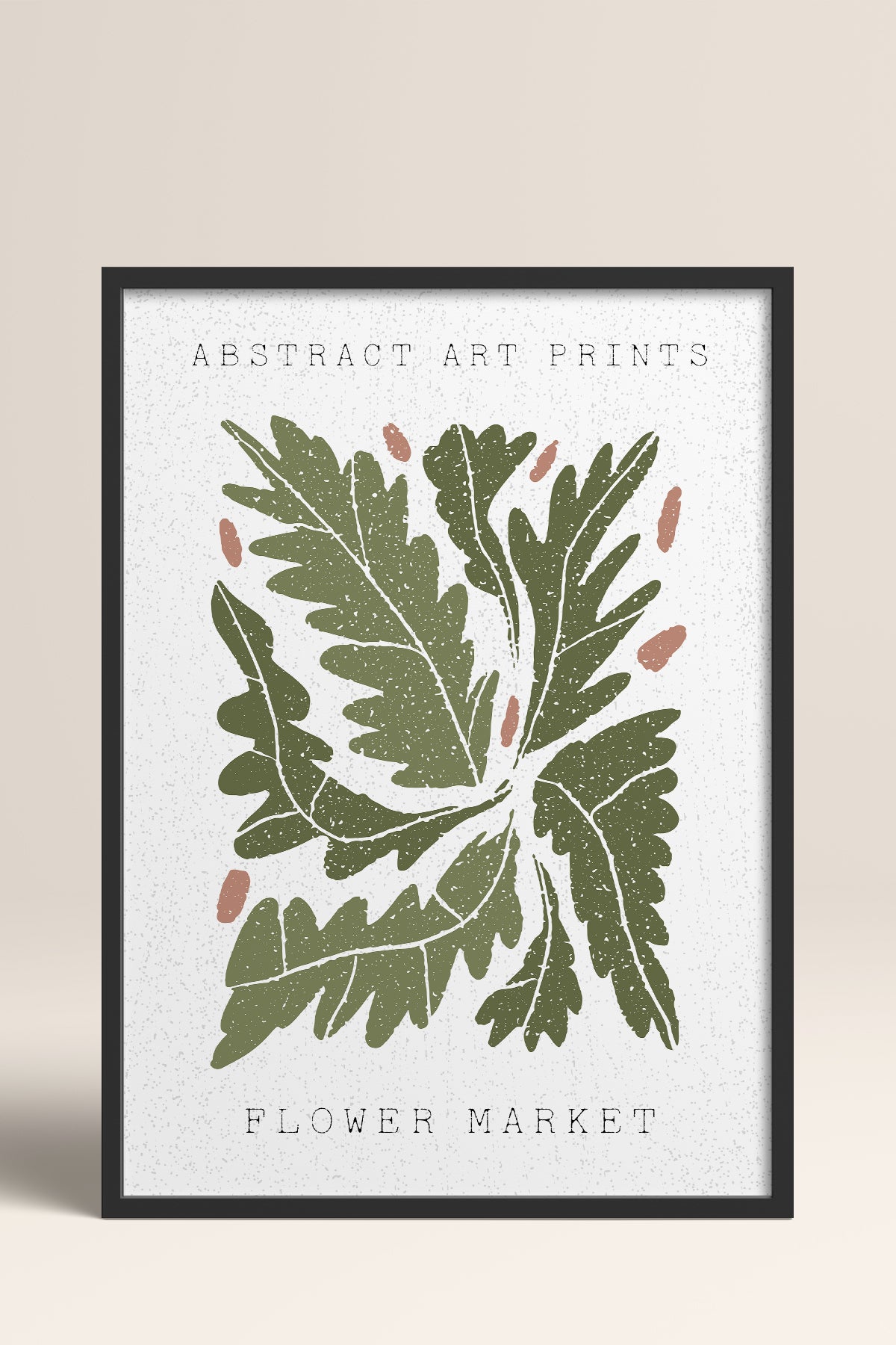 HOMEPACK Ahşap Çerçeveli Tablo Çerçeveli Poster Sanatsal Modern Duvar Dekoru FLOWER-85