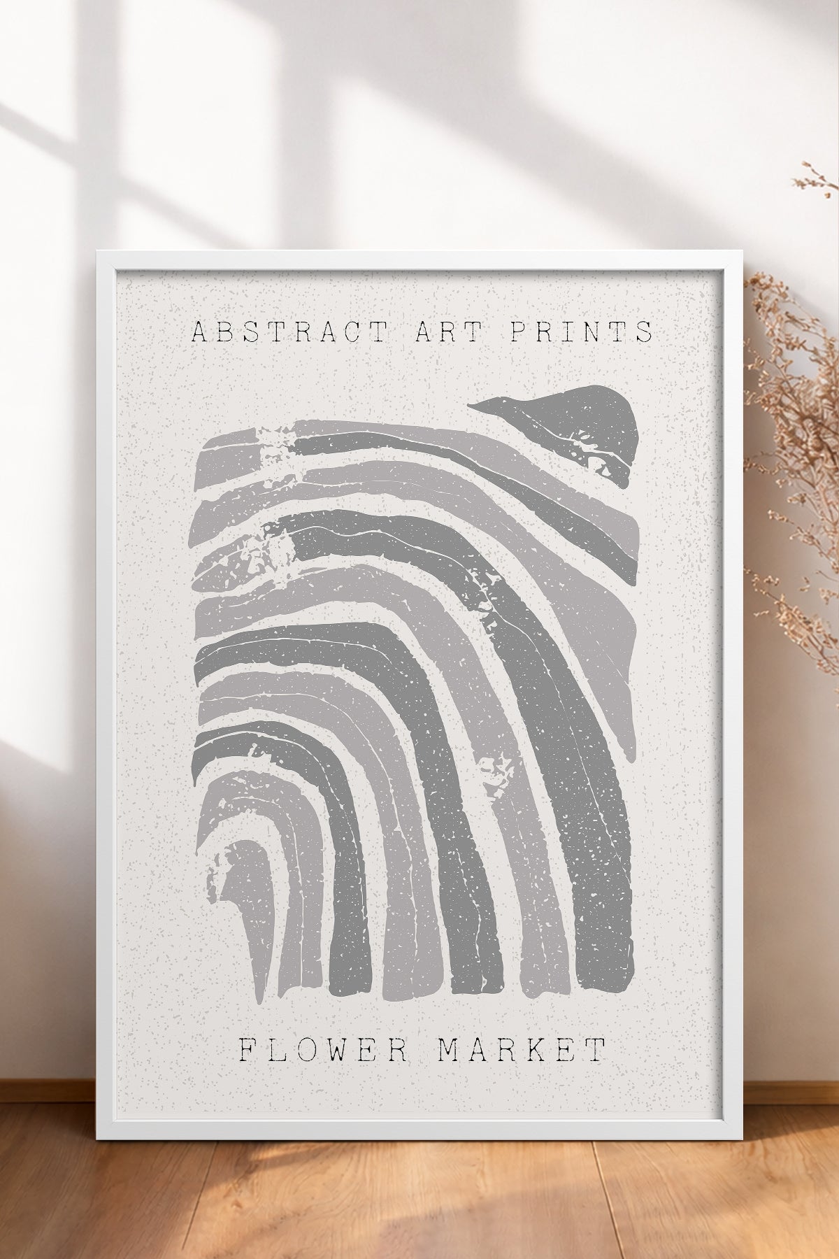 HOMEPACK Ahşap Çerçeveli Tablo Çerçeveli Poster Sanatsal Modern Duvar Dekoru FLOWER-86