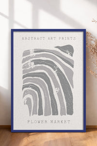 HOMEPACK Ahşap Çerçeveli Tablo Çerçeveli Poster Sanatsal Modern Duvar Dekoru FLOWER-86