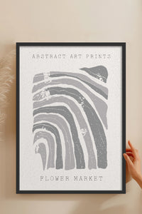 HOMEPACK Ahşap Çerçeveli Tablo Çerçeveli Poster Sanatsal Modern Duvar Dekoru FLOWER-86